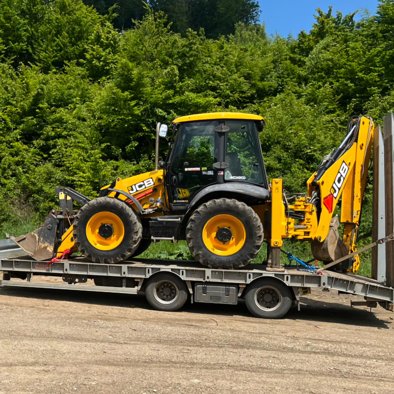 Traktorbagr JCB 4CX – zemní a výkopové práce, výkopy a přesun hmot